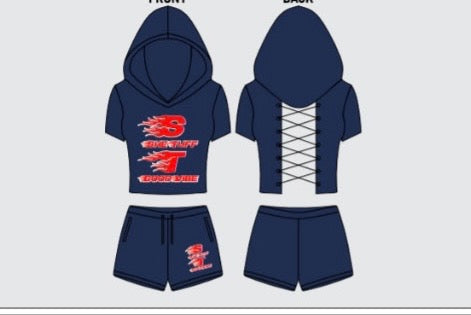 Navy She Tuff Hoodie Set