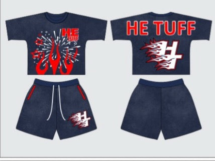 Navy He Tuff Jersey Set