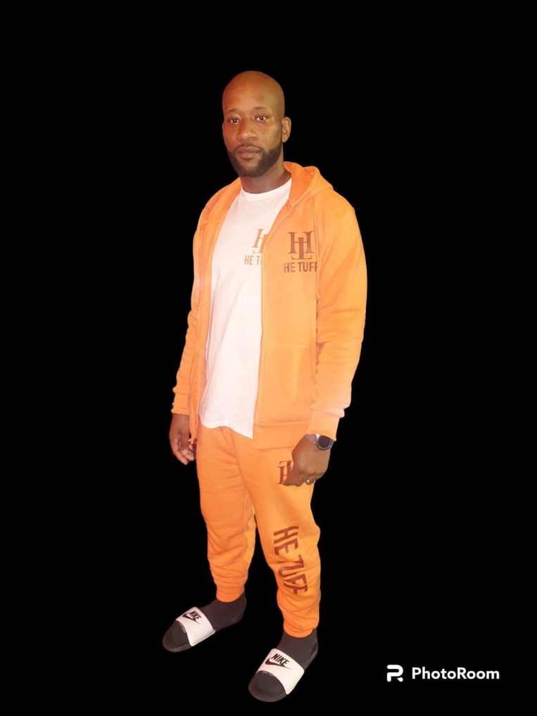 Orange and Brown He Tuff Sweatshirt