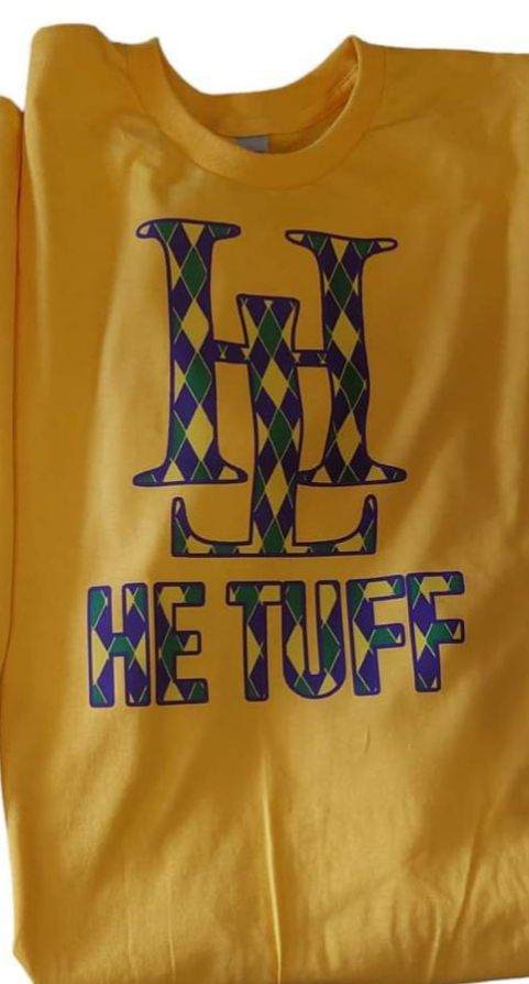 Yellow He Tuff Mardi Gras