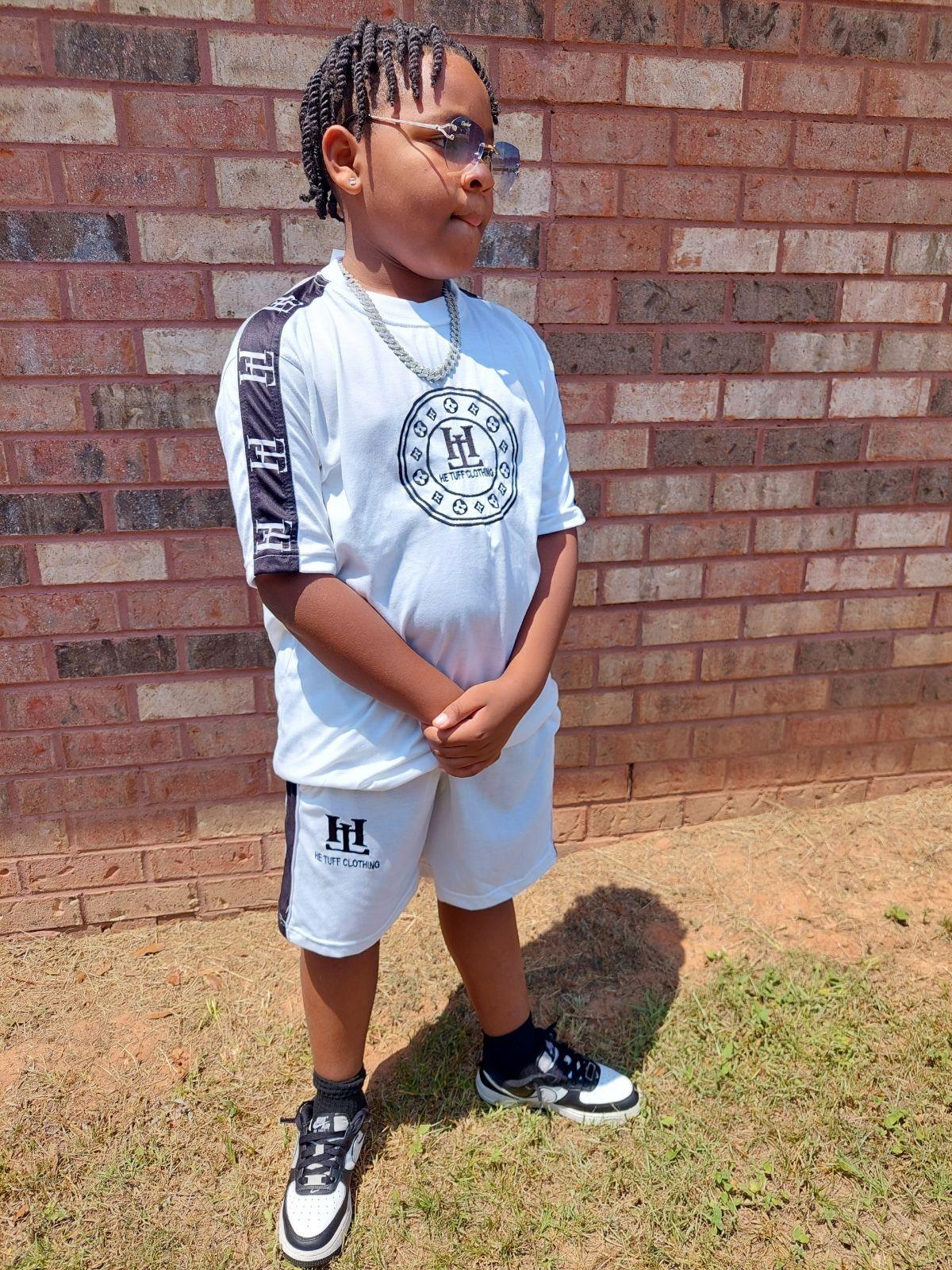 White He Tuff Short Set