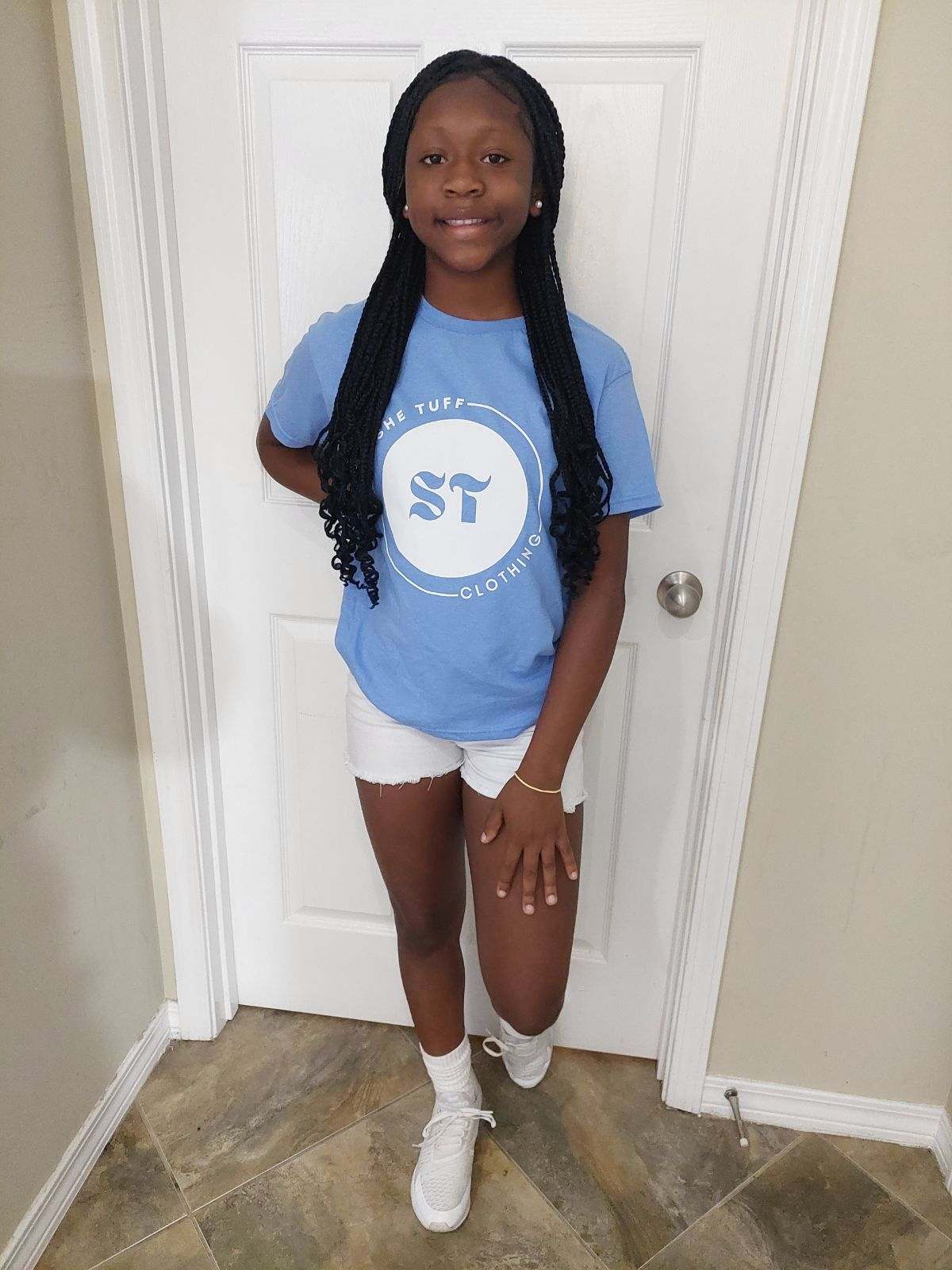LIGHT BLUE SHE TUFF SHIRT