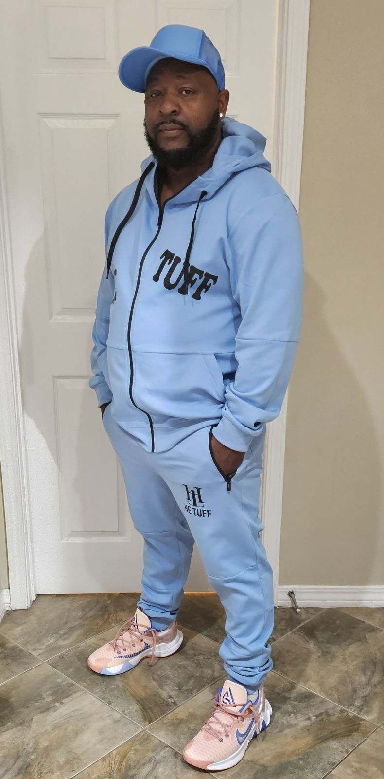 Blue He Tuff Sweat Suit