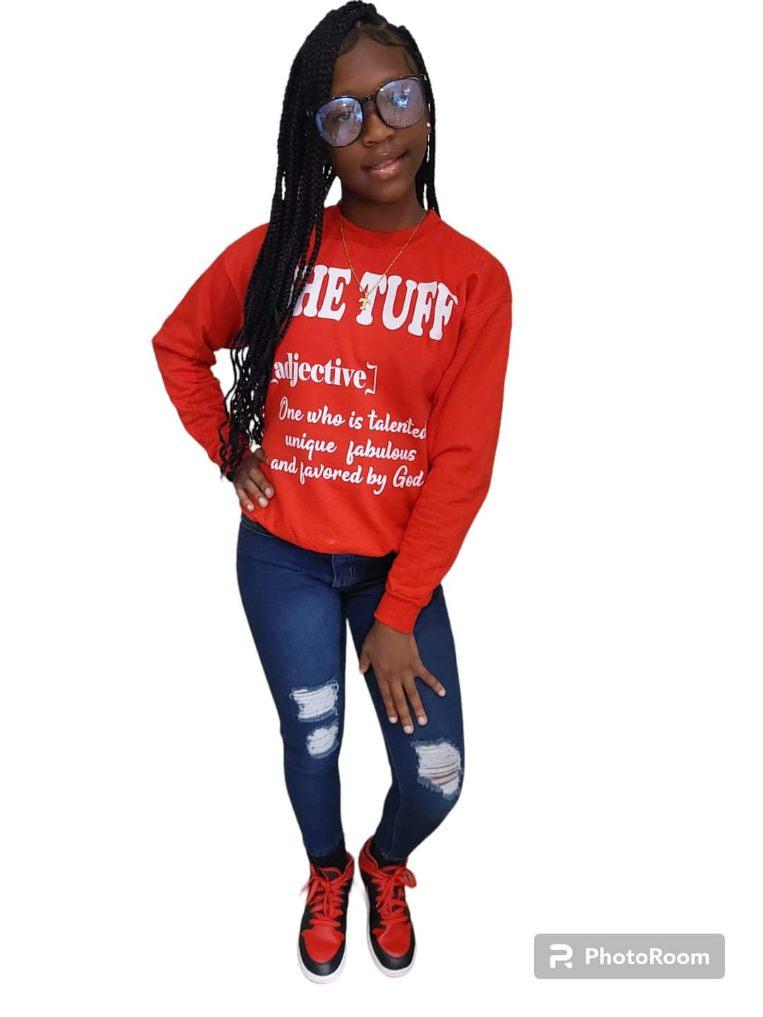 Red She Tuff Definition Sweatshirt