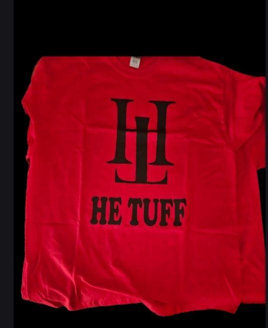 Red and Black He Tuff Shirt