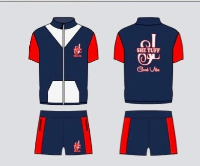 Navy She Tuff Short Set