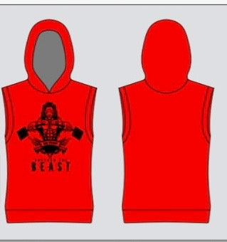 Red Muscle Shirt He Tuff