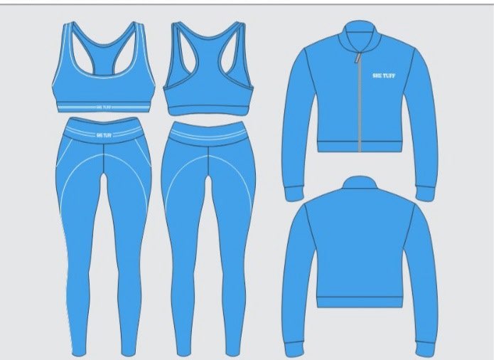 She Tuff Cropped Sets