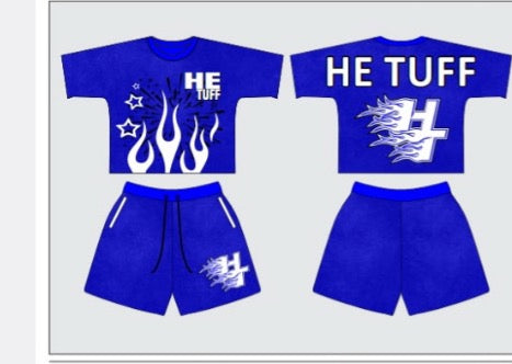 Blue He Tuff Jersey Set