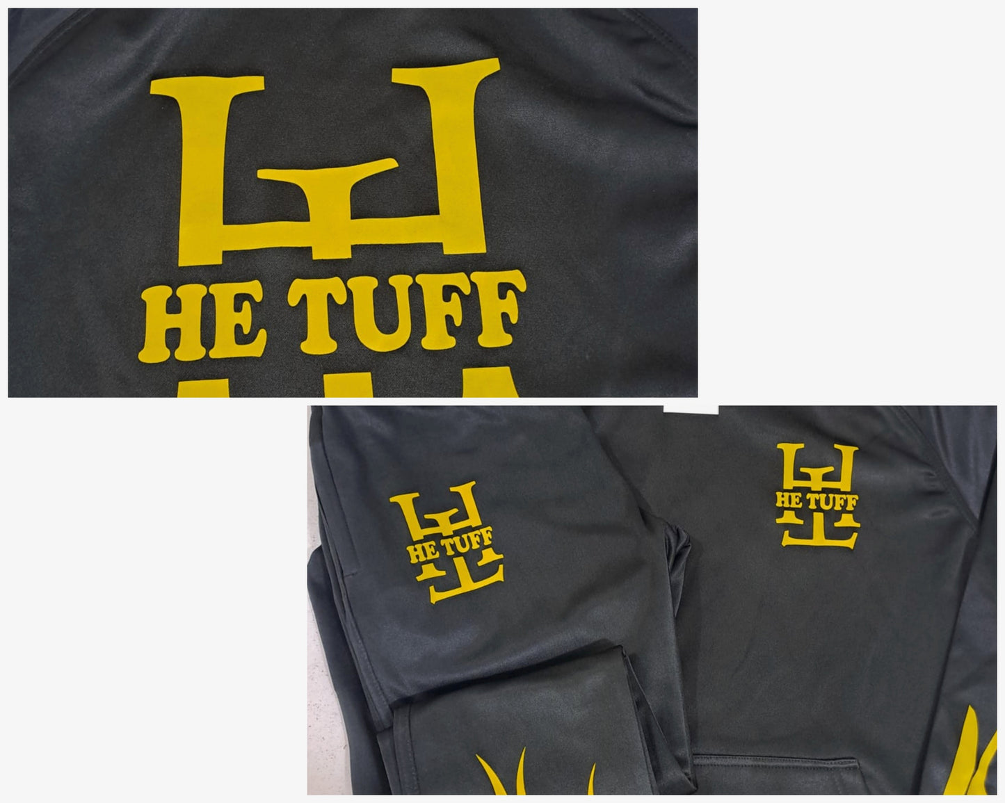 Black & Gold He Tuff Flame Suit